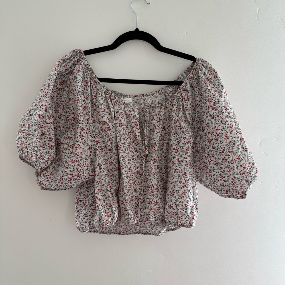 Doen Lotus top in briarwood floral